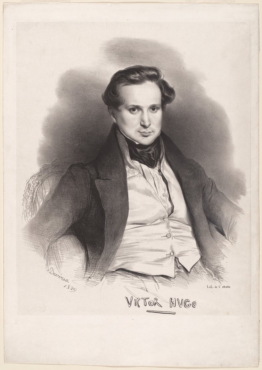 Victor Hugo by Achille Devéria