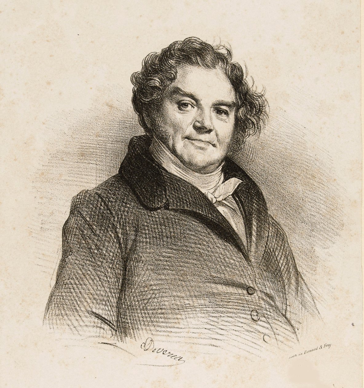 Portrait of Eugène François Vidocq by Achille Devéria