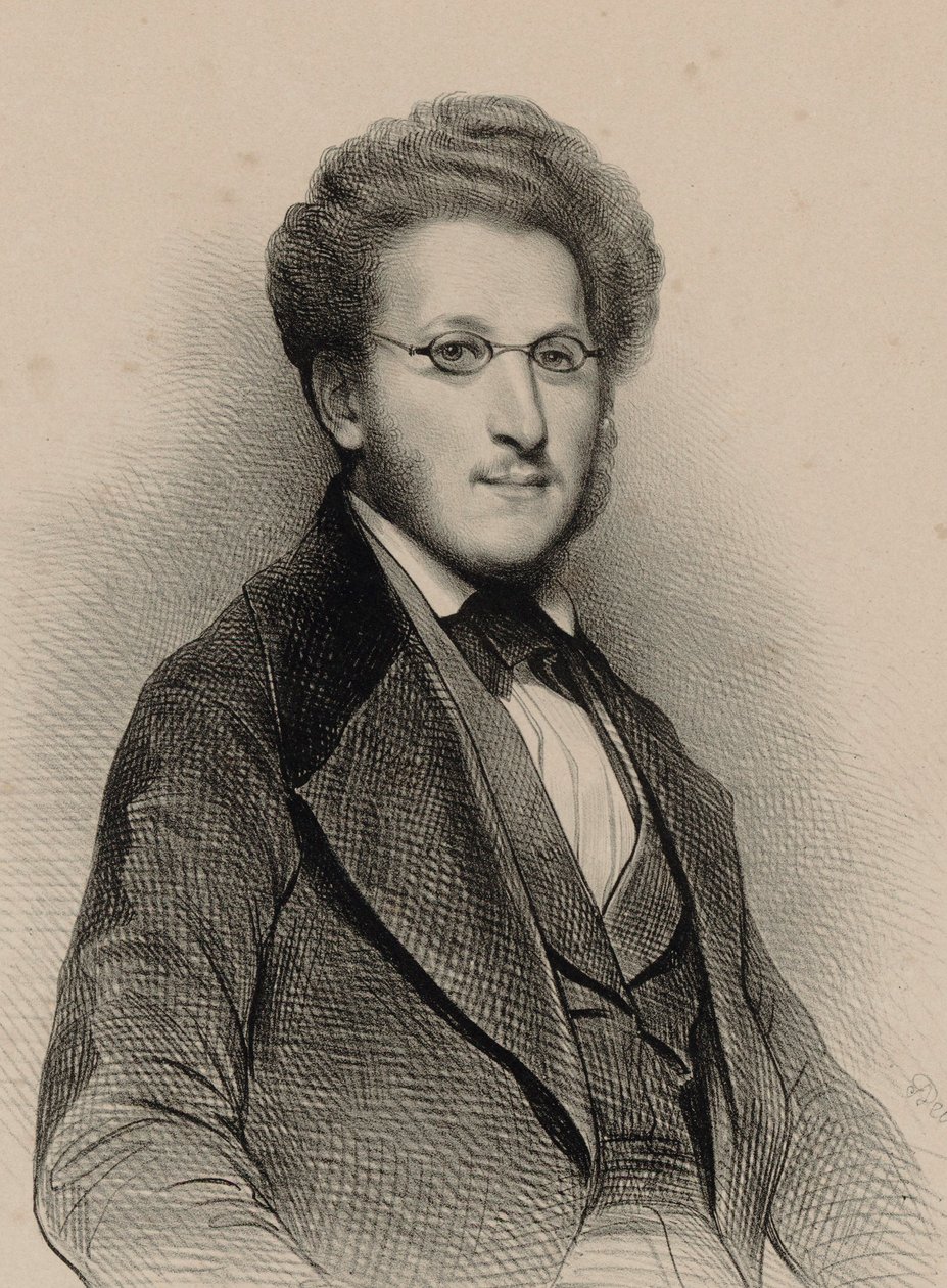 Portrait of the violinist and composer Heinrich Panofka 1807-1887, 1840 by Achille Devéria