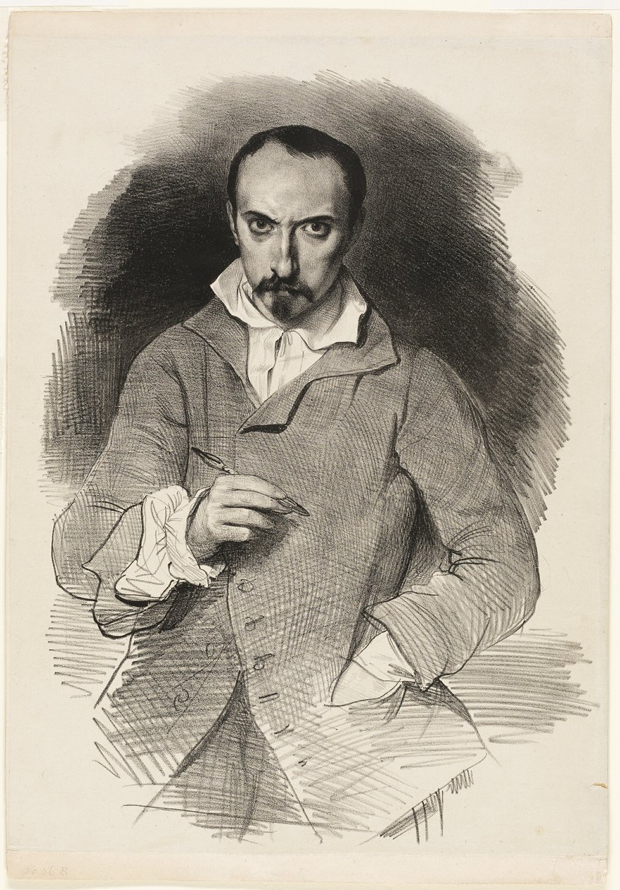 Self-Portrait by Achille Devéria