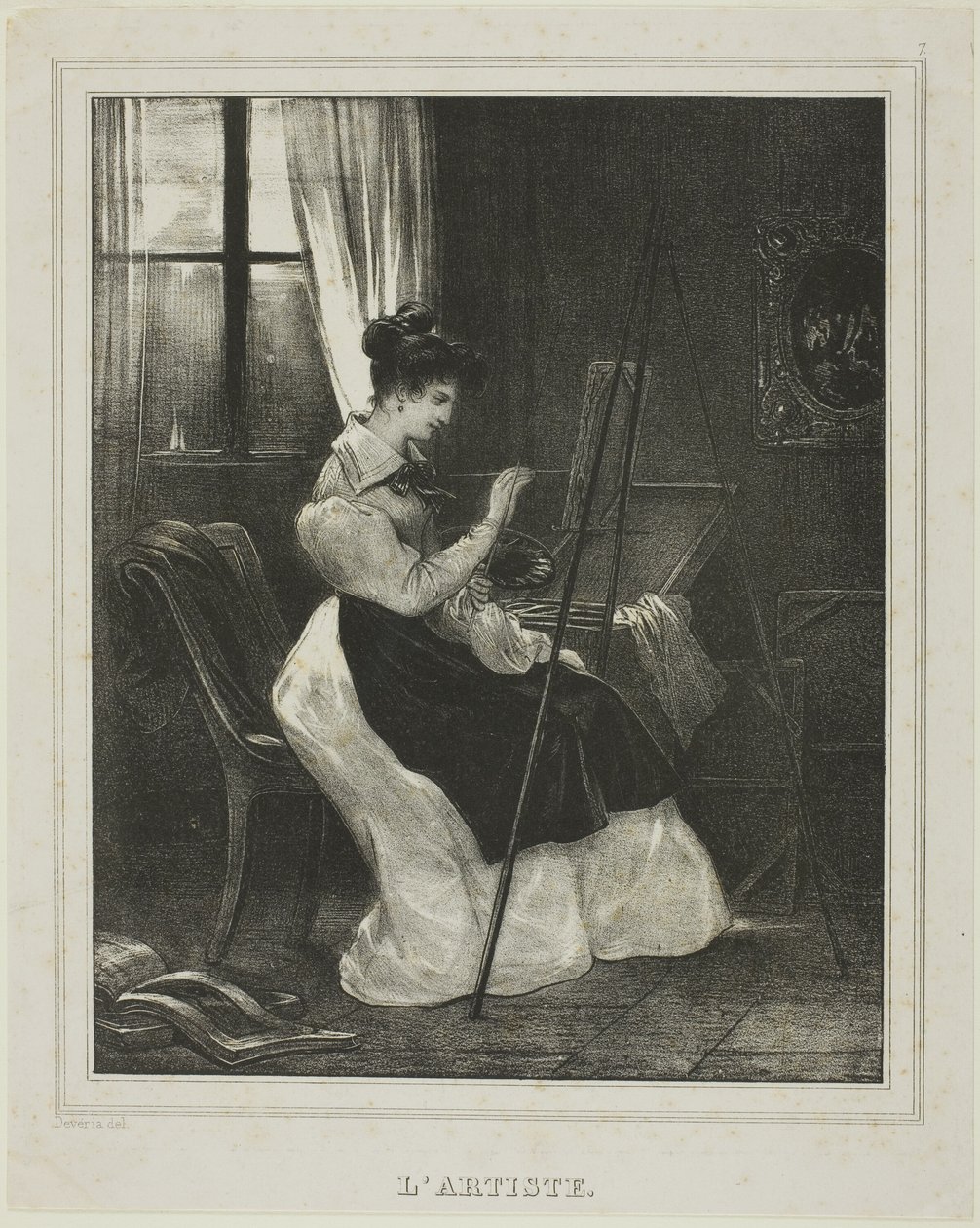 The Artist by Achille Devéria