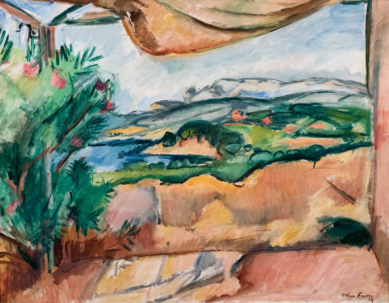 Landscape on the Terrace by Achille Emile Othon Friesz