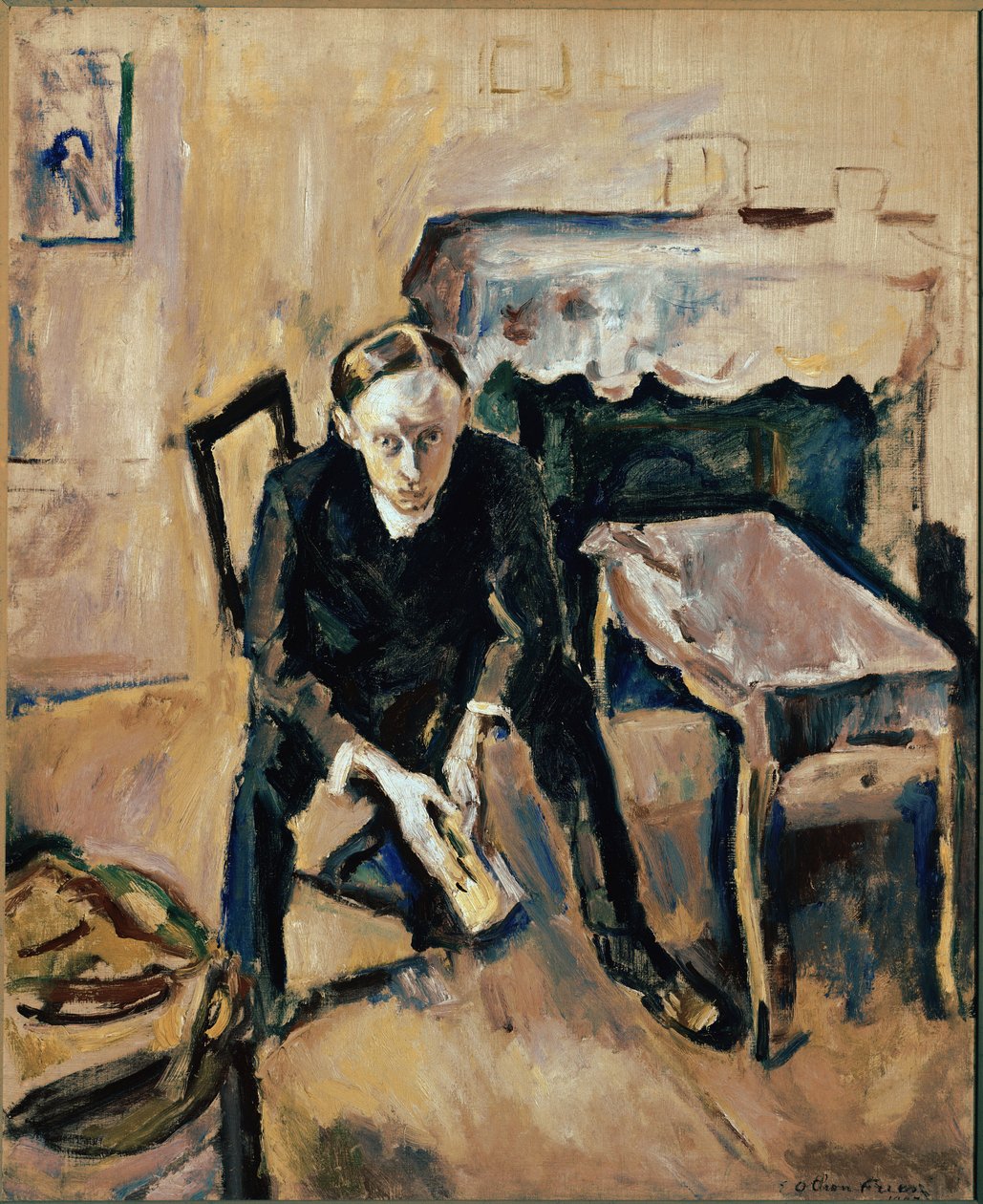 Portrait of french writer Fernand Fleuret by Achille Emile Othon Friesz