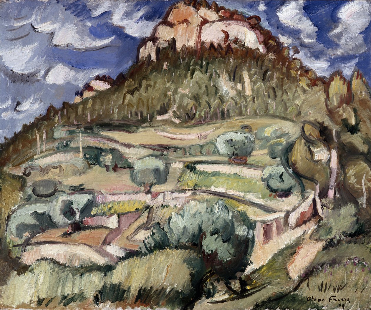 The Baou du Redon at Cassis by Achille Emile Othon Friesz