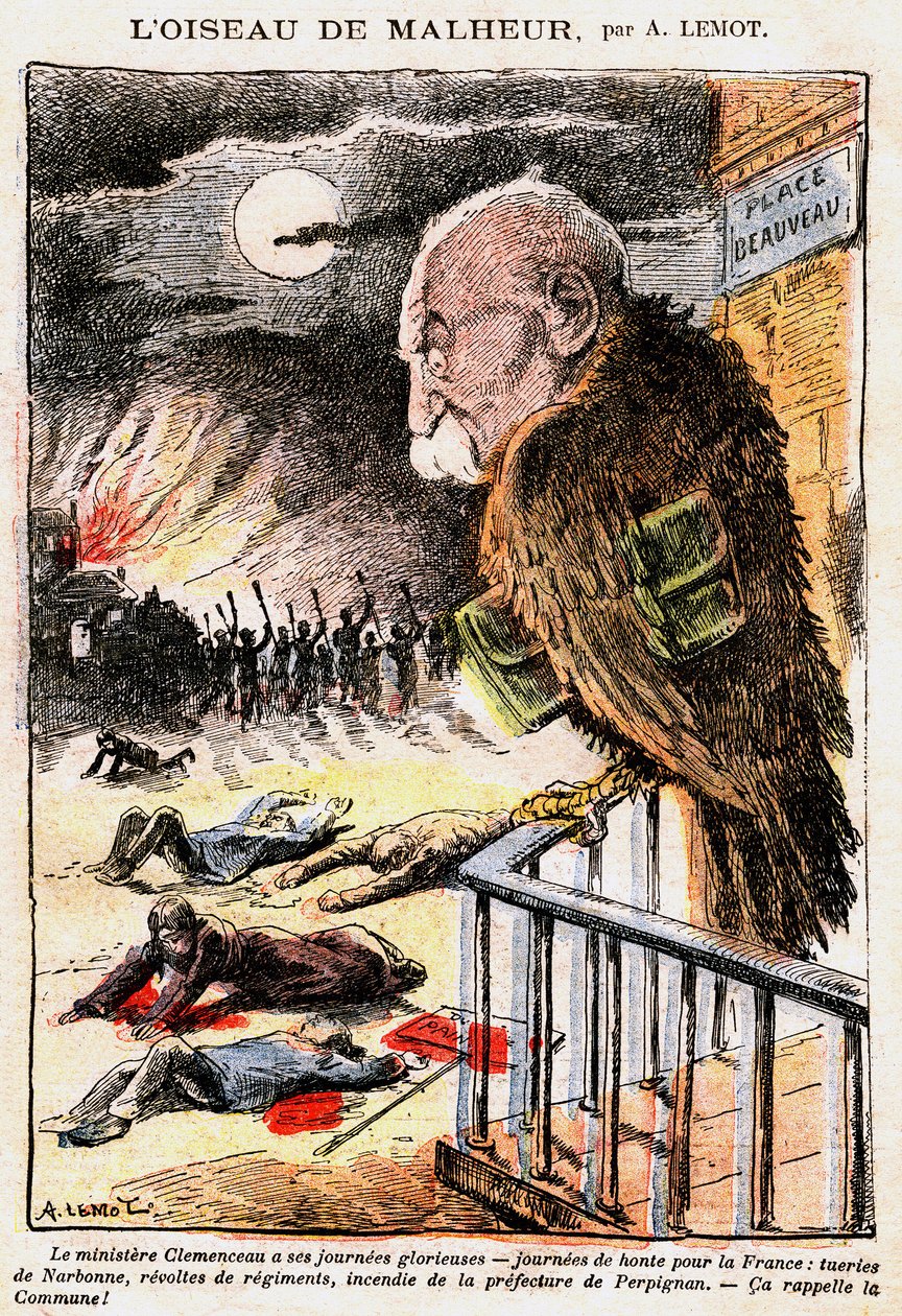 George Clemenceau in Le Pelerin by Achille Lemot