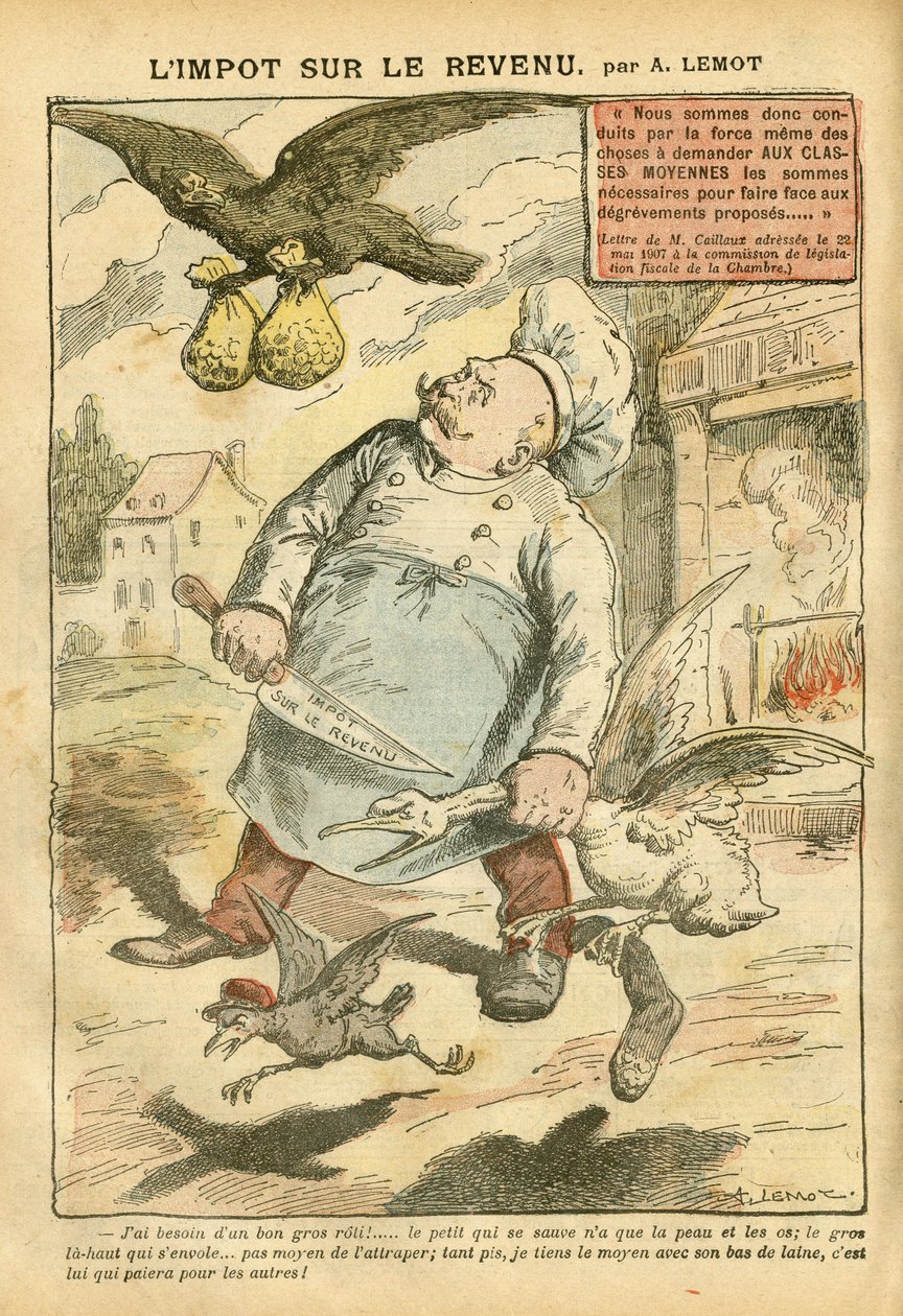 Illustration by Achille Lemot in Le Pelerin by Achille Lemot