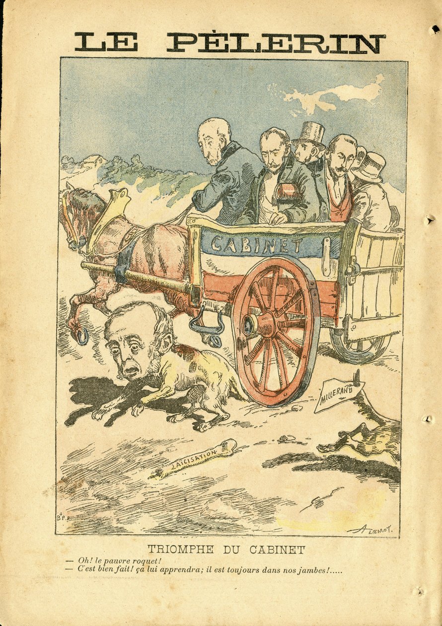 Illustration of Achille Lemot (1846-1909) in Le Pelerin by Achille Lemot