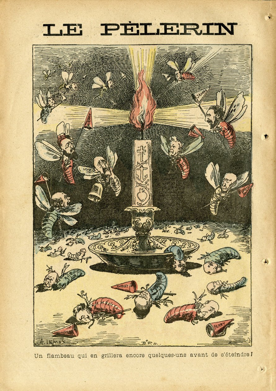 Illustration of Achille Lemot (1846-1909) in Le Pelerin by Achille Lemot