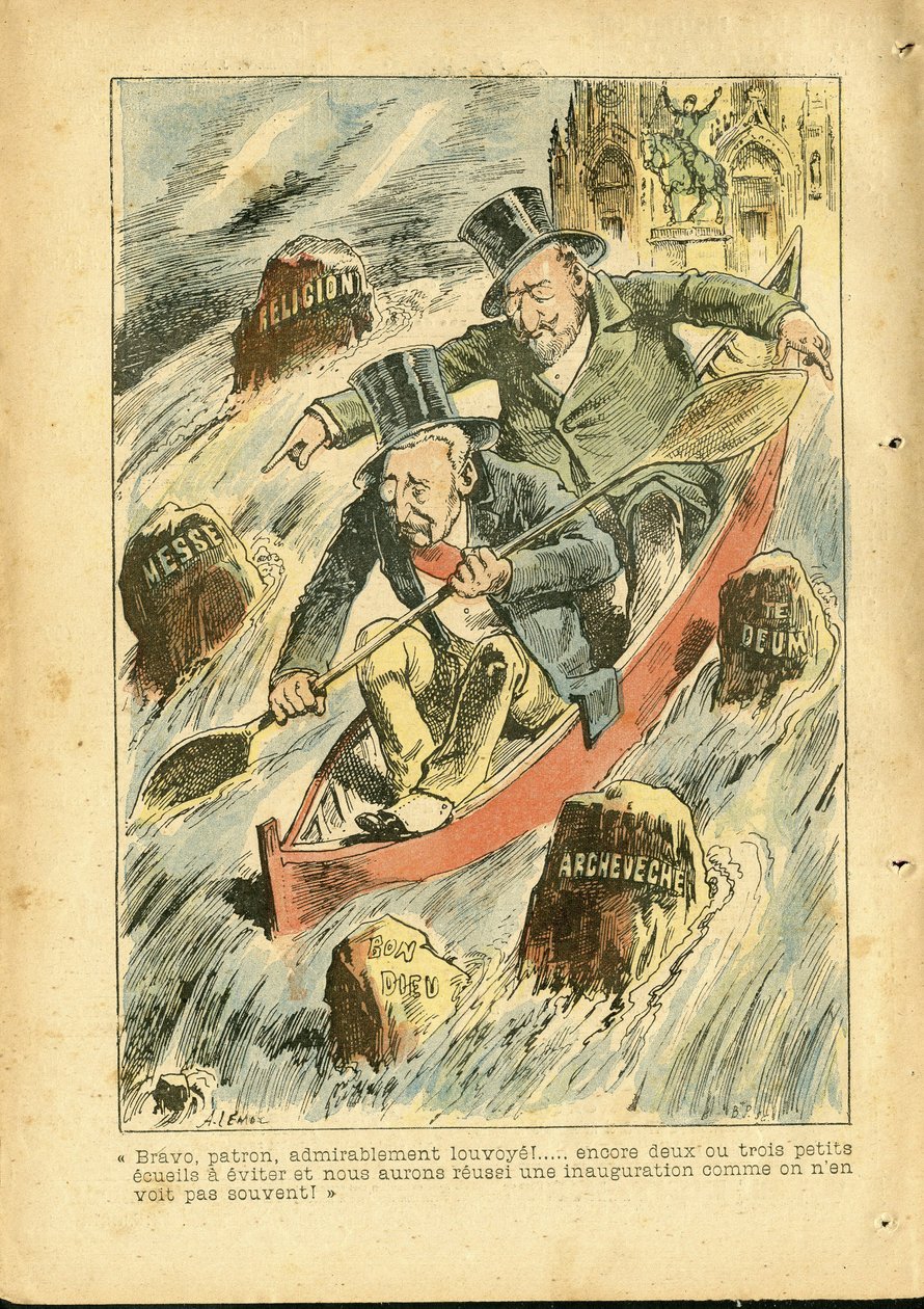 Illustration of Achille Lemot (1846-1909) in Le Pelerin by Achille Lemot