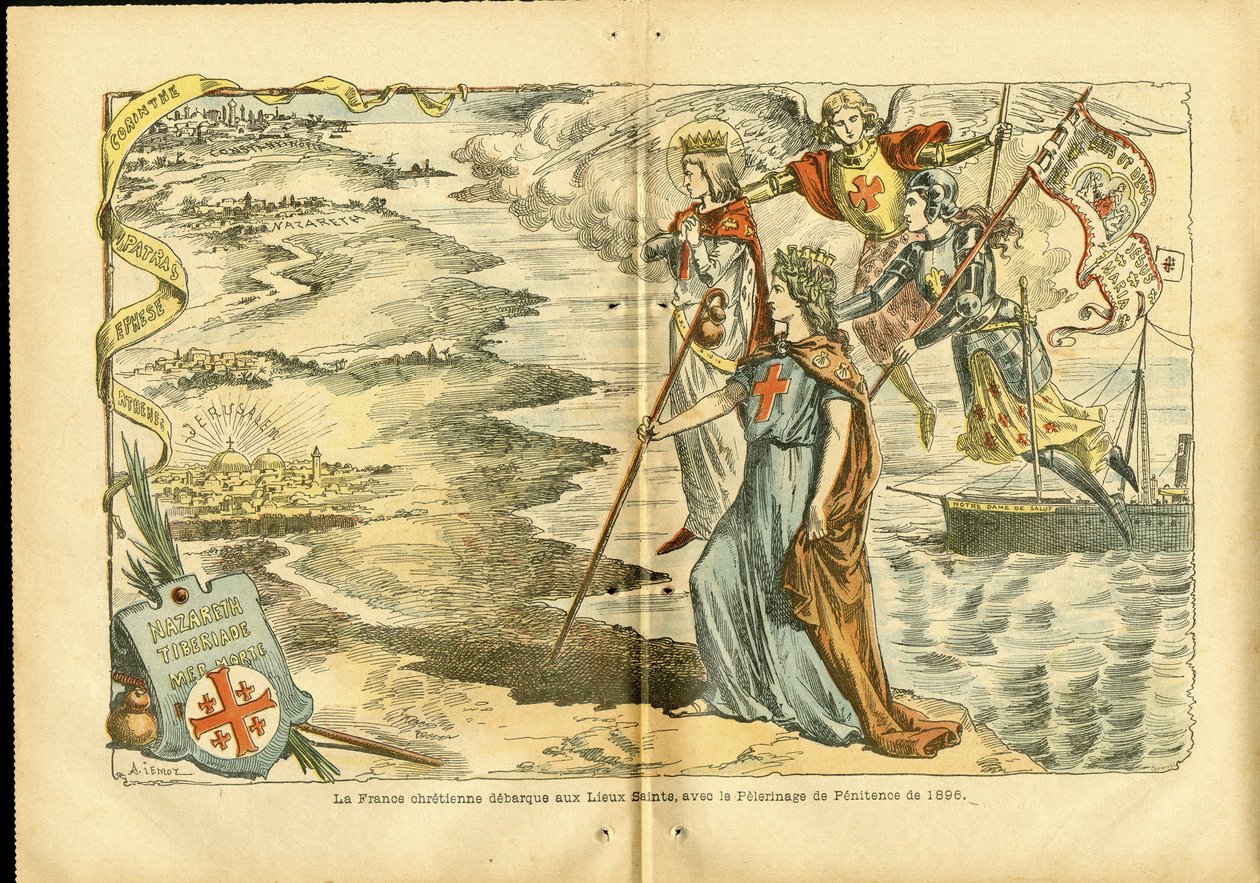 Illustration of Achille Lemot in Le Pelerin by Achille Lemot