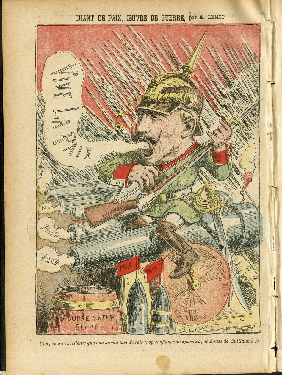 Illustration of Achille Lemot (1846-1909) in Le Pelerin by Achille Lemot