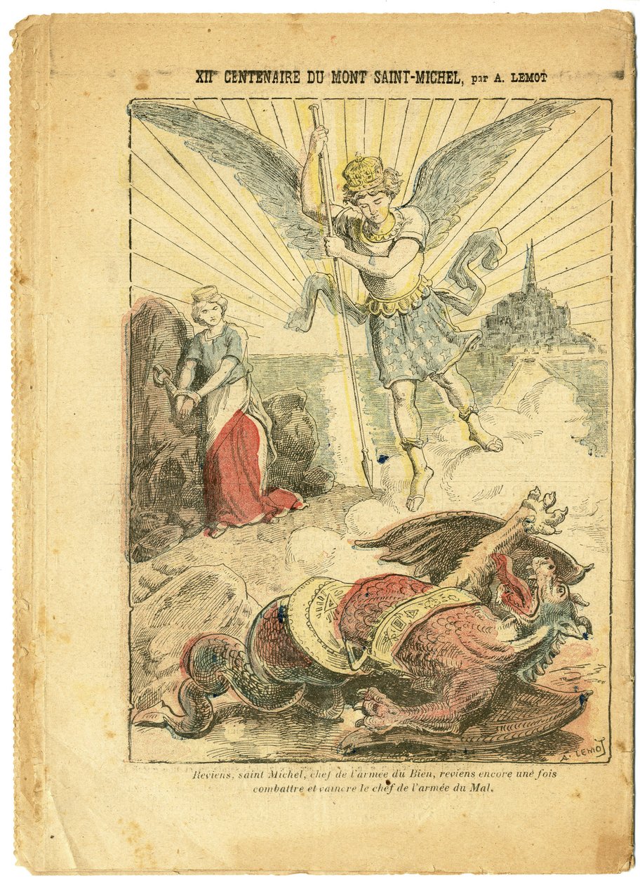 Illustration of Achille Lemot (1846-1909) in Le Pelerin by Achille Lemot