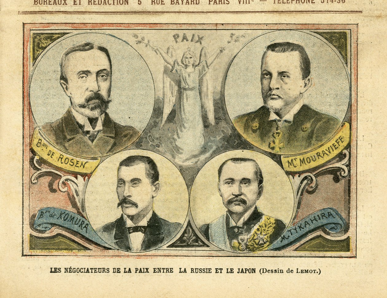 Illustration in Le Pelerin by Achille Lemot