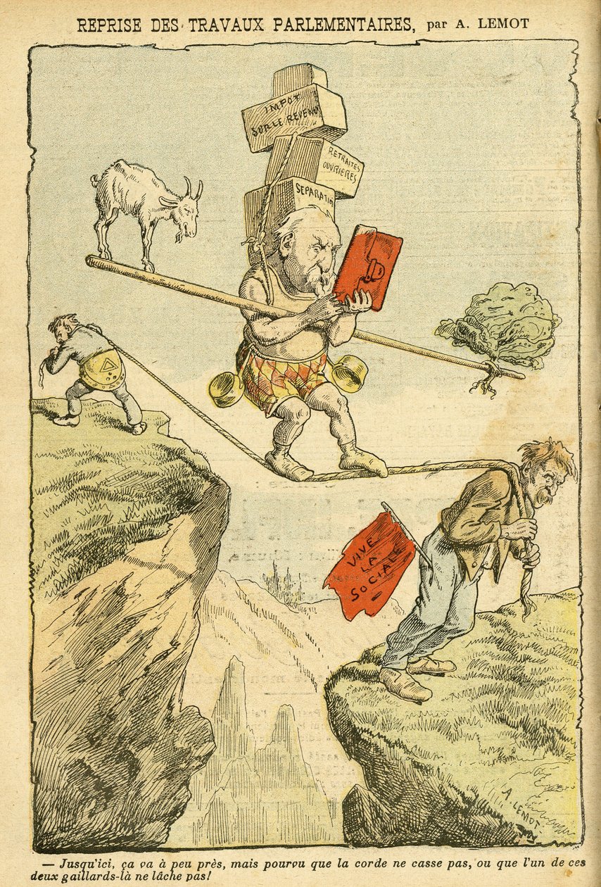 Illustration of Achille Lemot in Le Pelerin by Achille Lemot