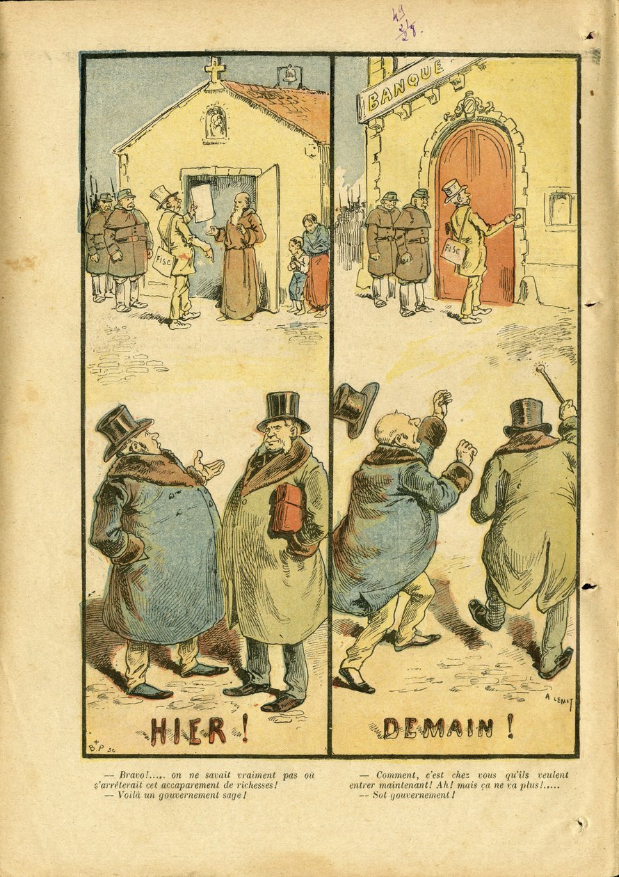 Illustration of Achille Lemot in Le Pelerin by Achille Lemot