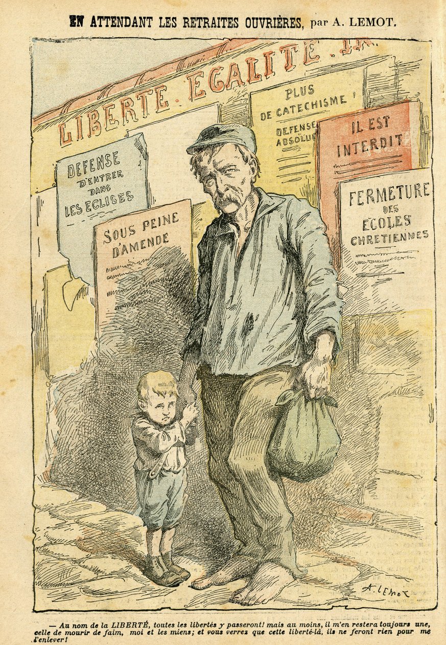 Illustration in Le Pelerin by Achille Lemot