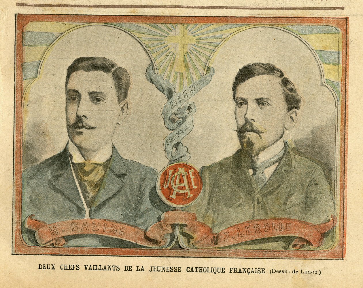 Illustration in Le Pelerin by Achille Lemot