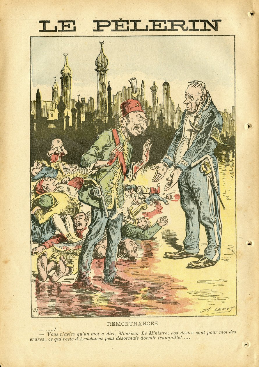 Illustration in Le Pelerin by Achille Lemot