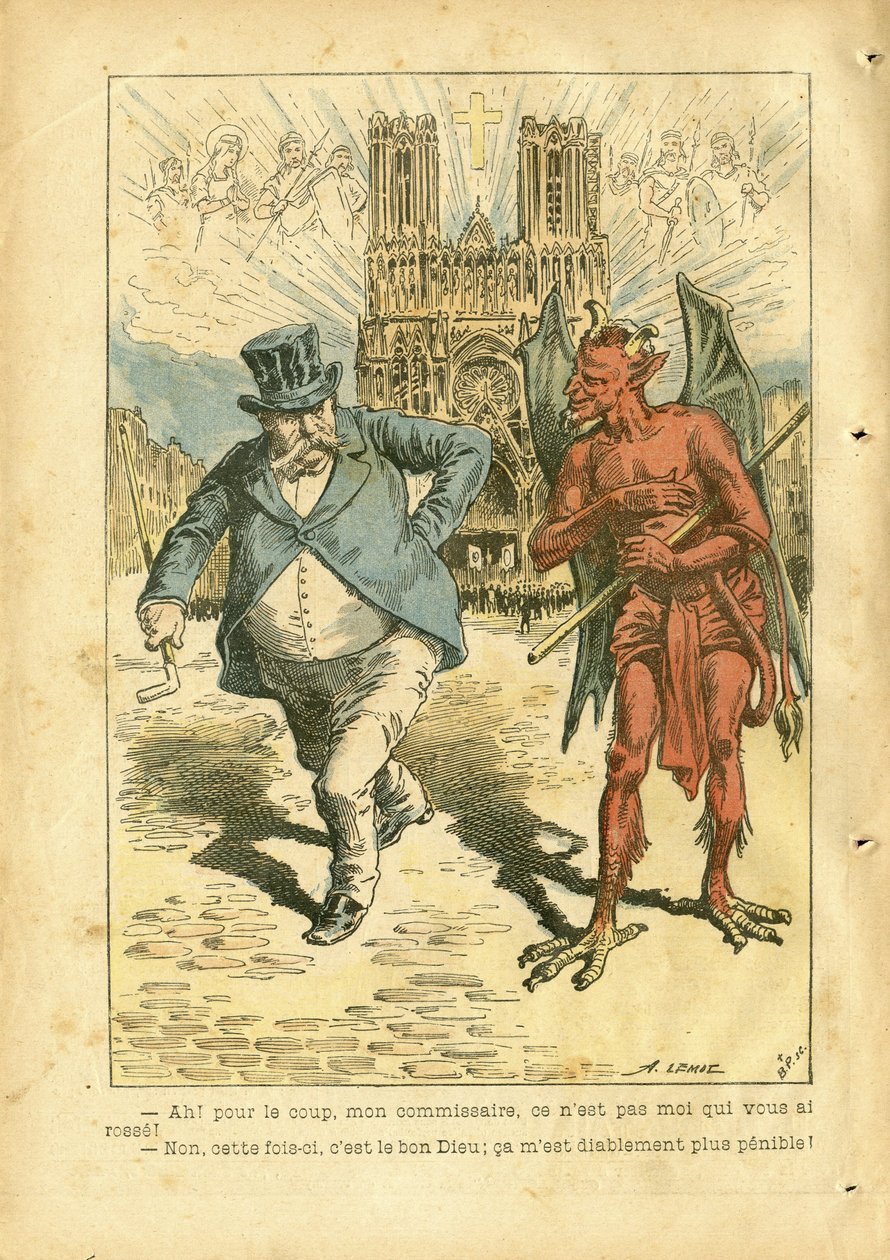 Illustration in Le Pelerin by Achille Lemot