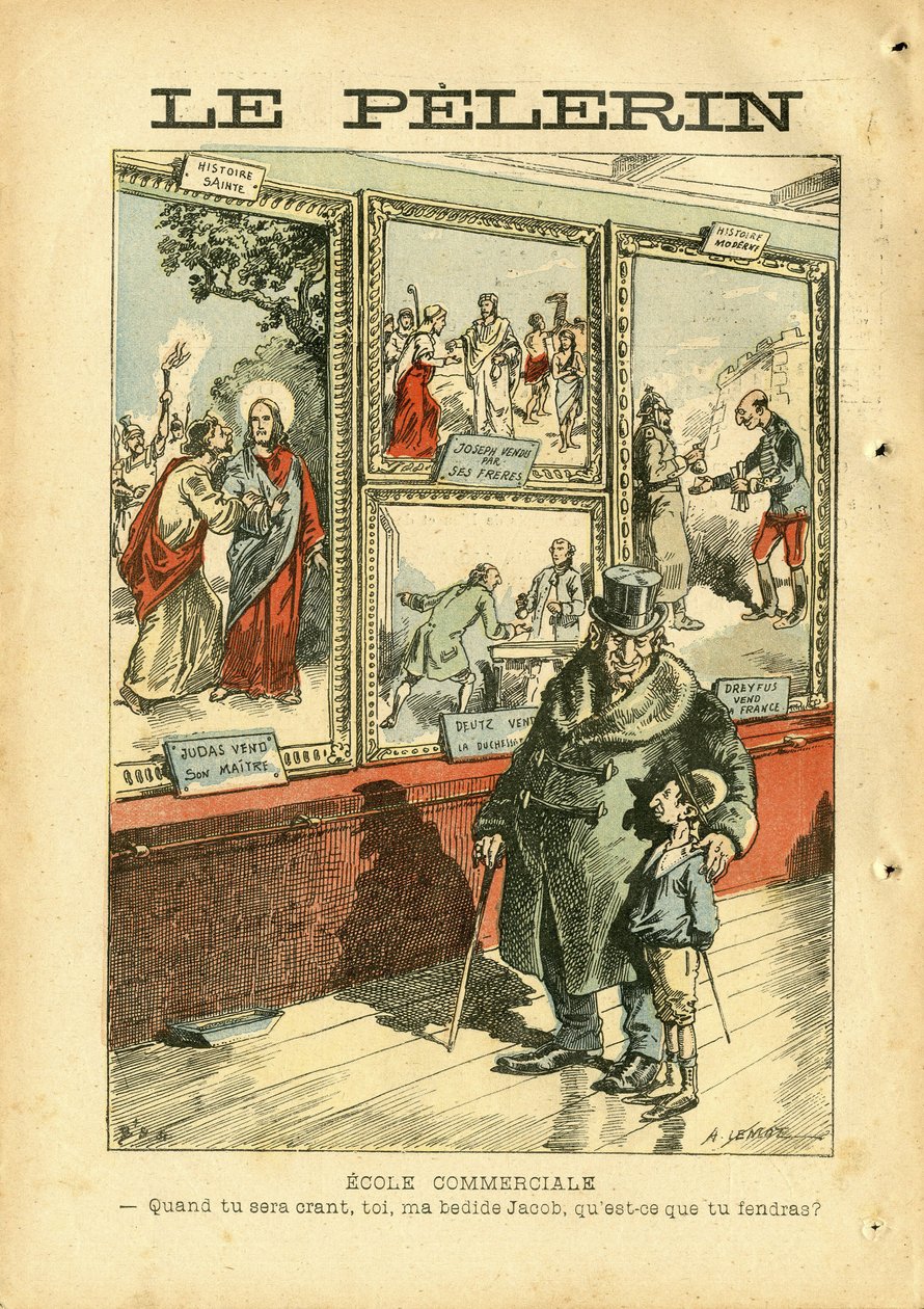 Illustration of Achille Lemot in Le Pelerin by Achille Lemot