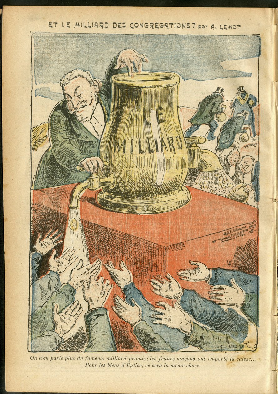 Illustration of Achille Lemot in Le Pelerin by Achille Lemot
