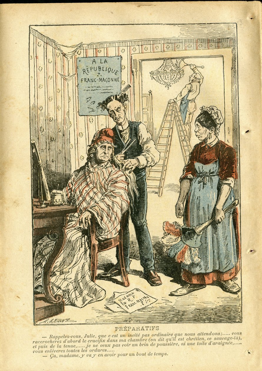 Illustration in Le Pelerin by Achille Lemot