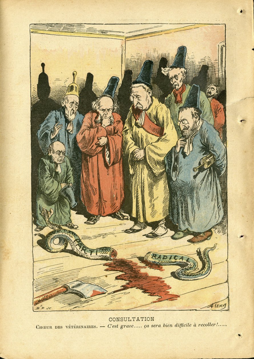 Illustration in Le Pelerin by Achille Lemot