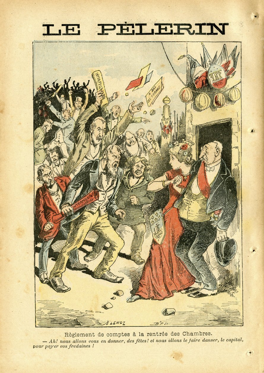 Illustration of Achille Lemot in Le Pelerin by Achille Lemot