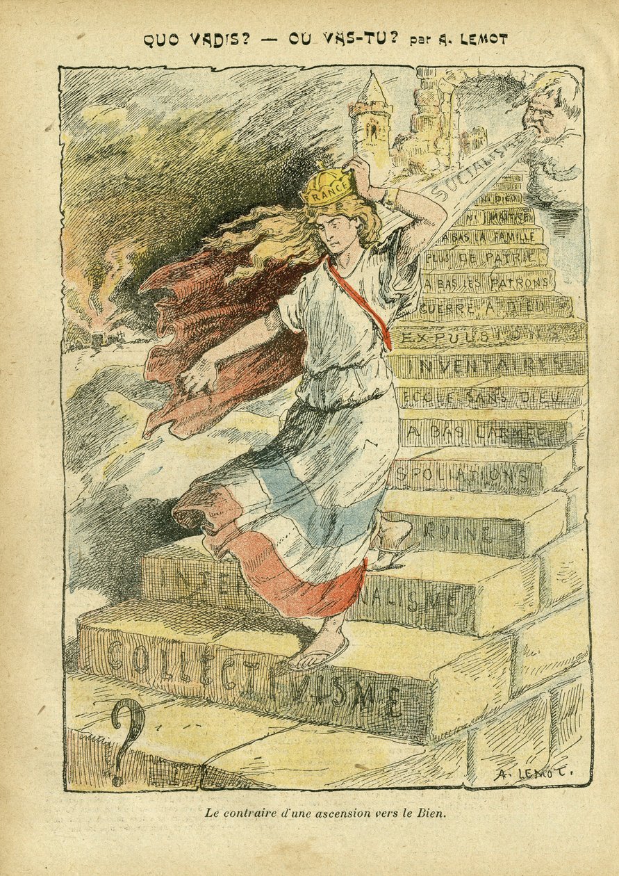 Illustration of Achille Lemot in Le Pelerin by Achille Lemot