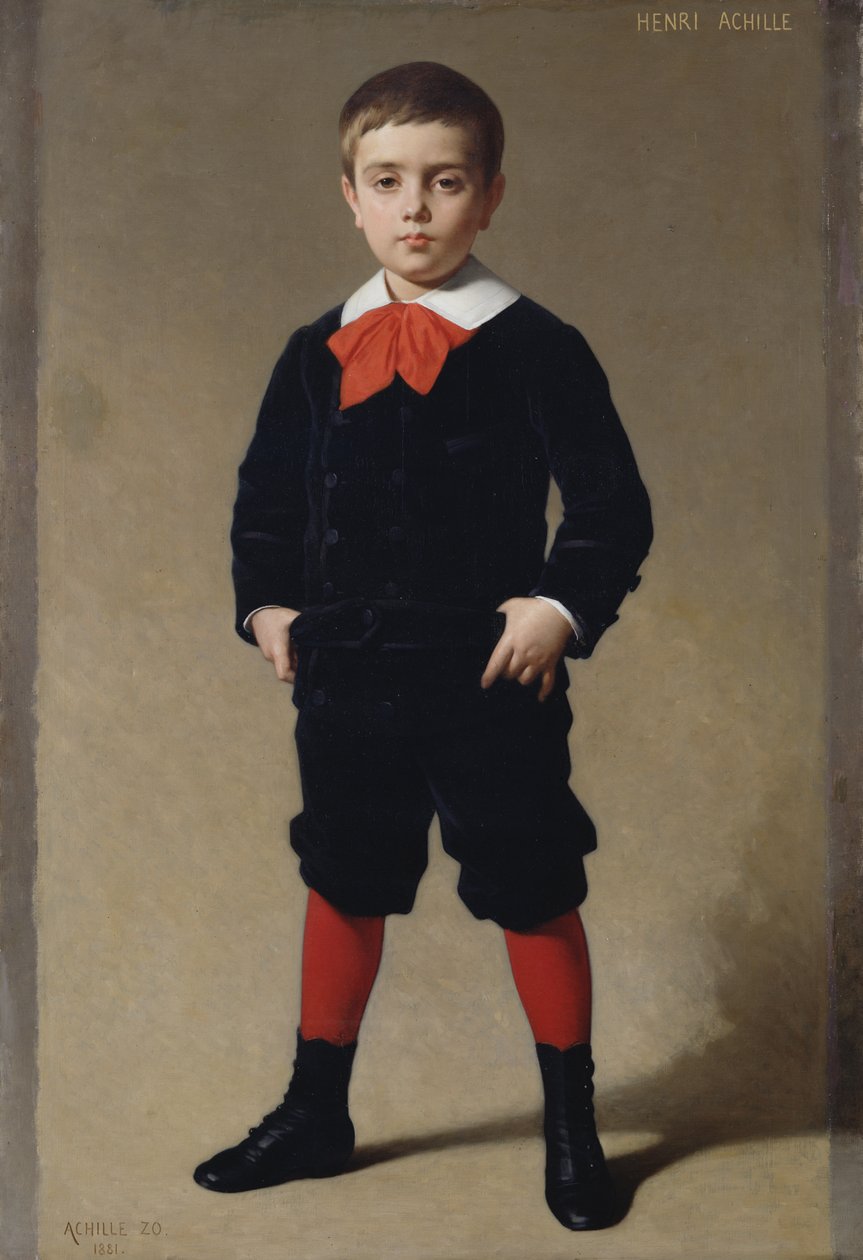 Portrait of Henri Achille, the artist