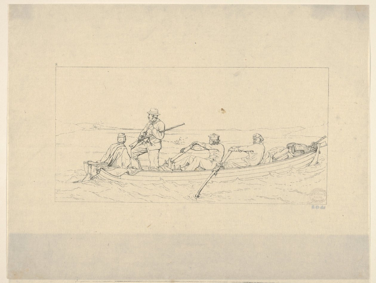 Marylanders Crossing the Potomac to Join the Southern Army, 1861-63 by Adalbert John Volck
