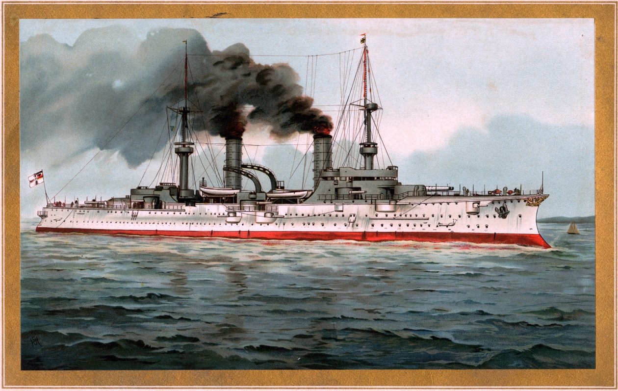 S.M. Grosser Kreuzer Fürst Bismarck by Adam Cuerden