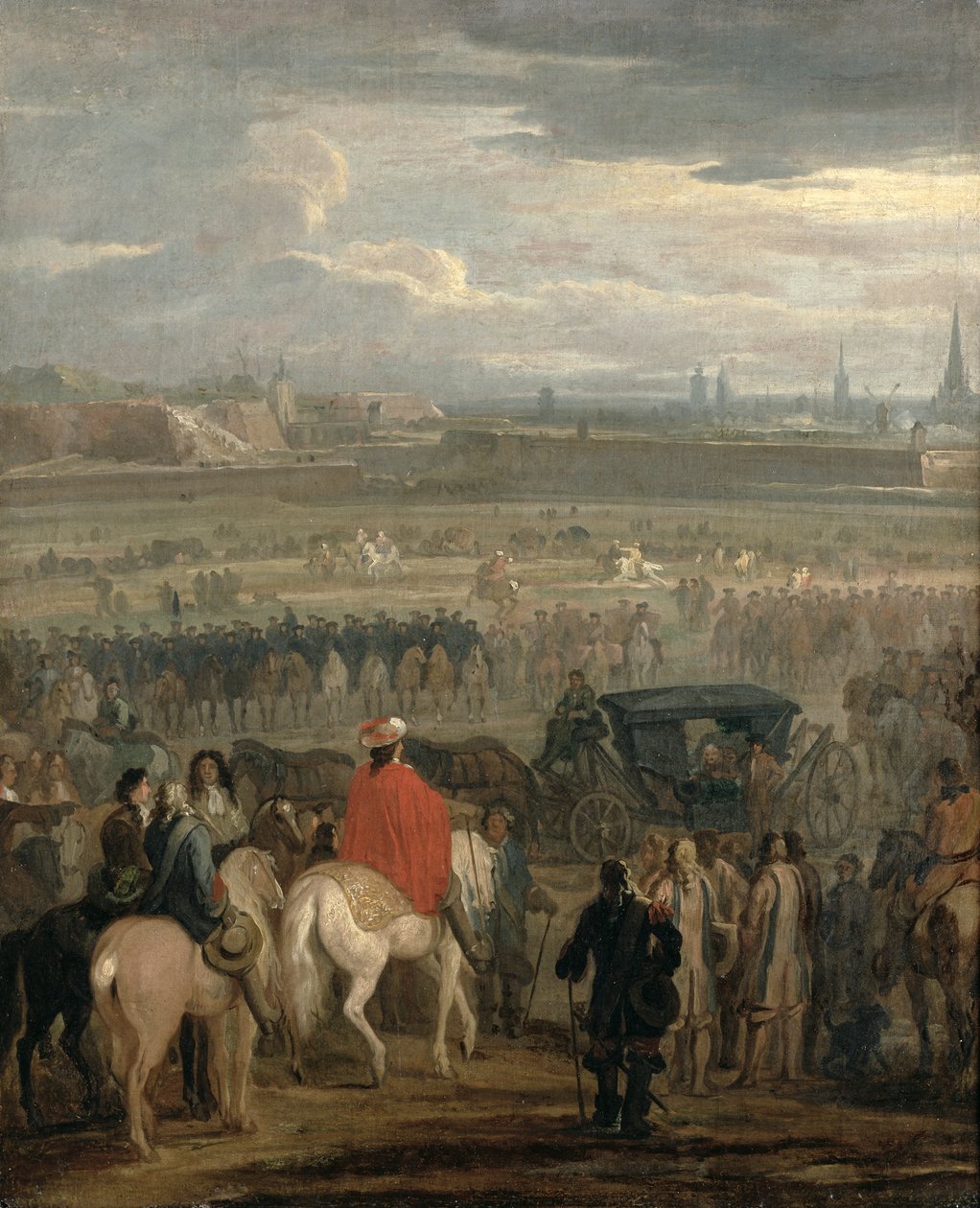 Surrender of the Citadel of Cambrai, 18th April 1677 by Adam Frans van der Meulen