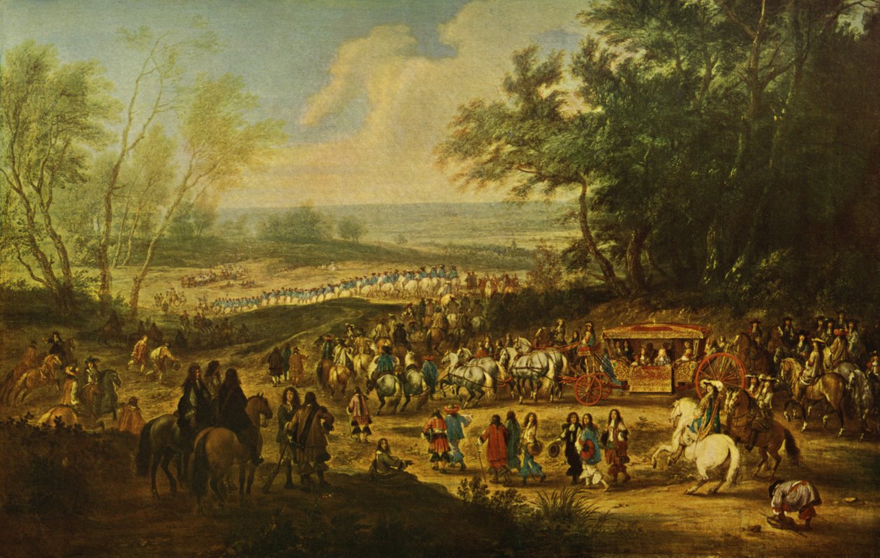 King Louis XIV by Adam Frans van der Meulen