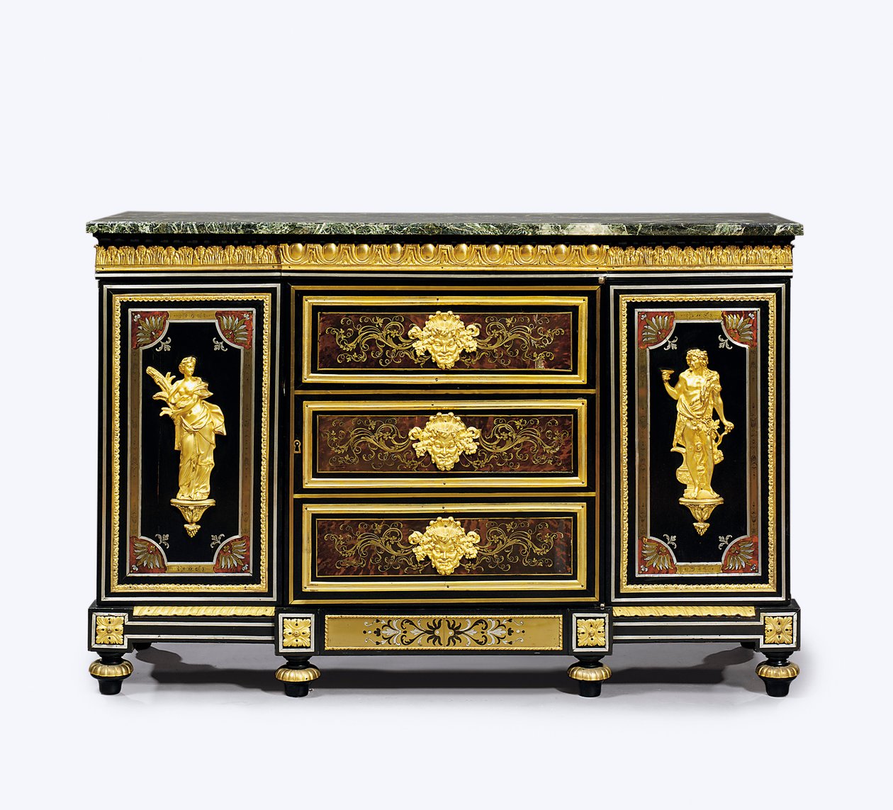 Late Louis XVI ormolu-mounted boulle marquetry side cabinet by Adam (attr. to) Weisweiler