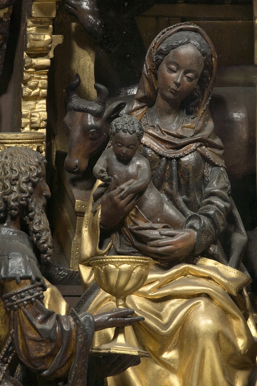Adoration of the Magi (detail) by Adam (school of) Kraft