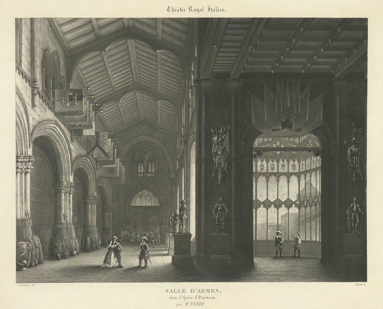 Vincenzo Bellini - Théâtre Royal Italien. Salle d