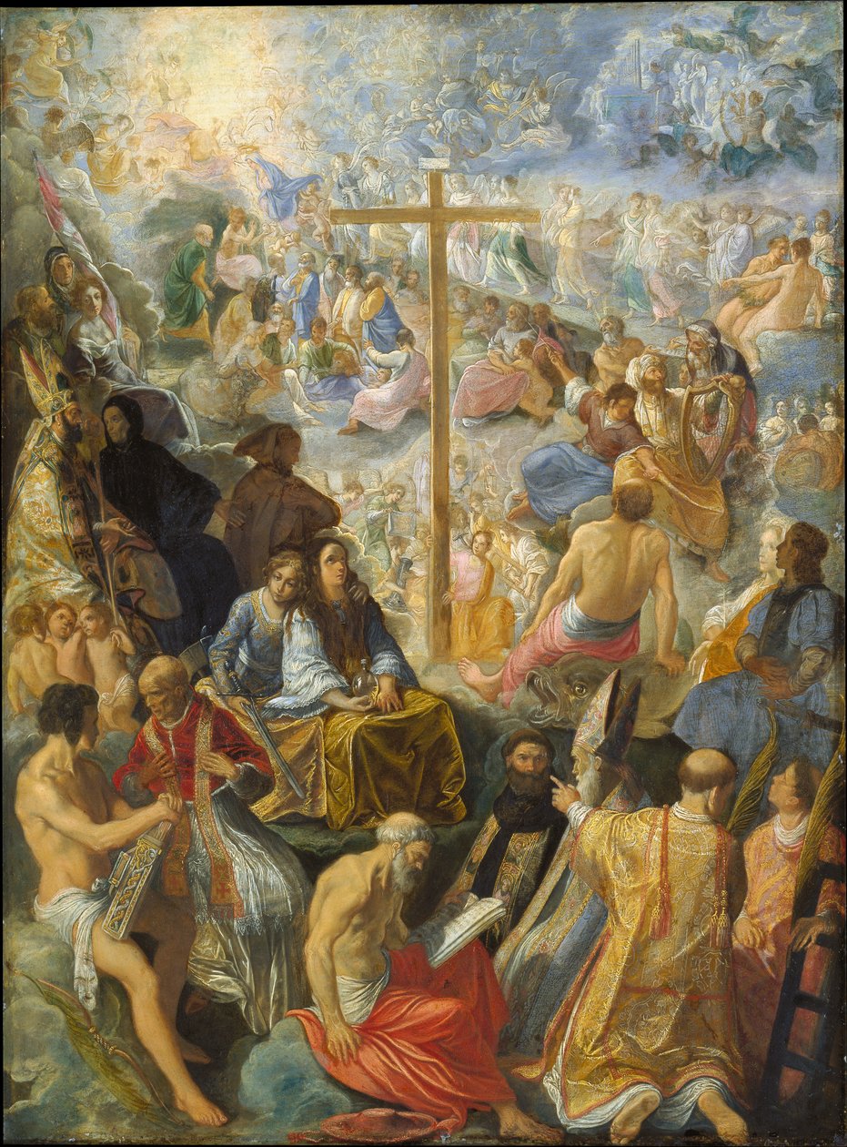 The Frankfurt Altarpiece of the Exaltation of the True Cross by Adam Elsheimer