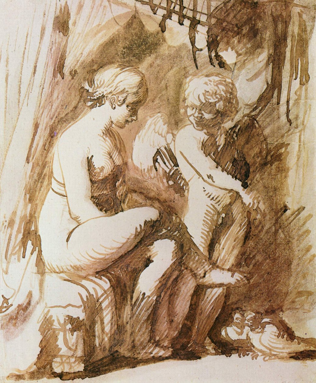 Venus and Cupid by Adam Elsheimer