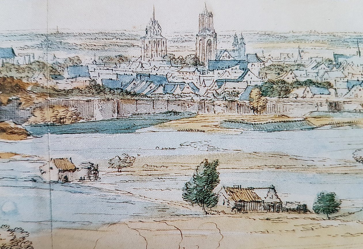 View of Maastricht (A F vd Meulen, 1673) (detail) by Adam Frans van der Meulen