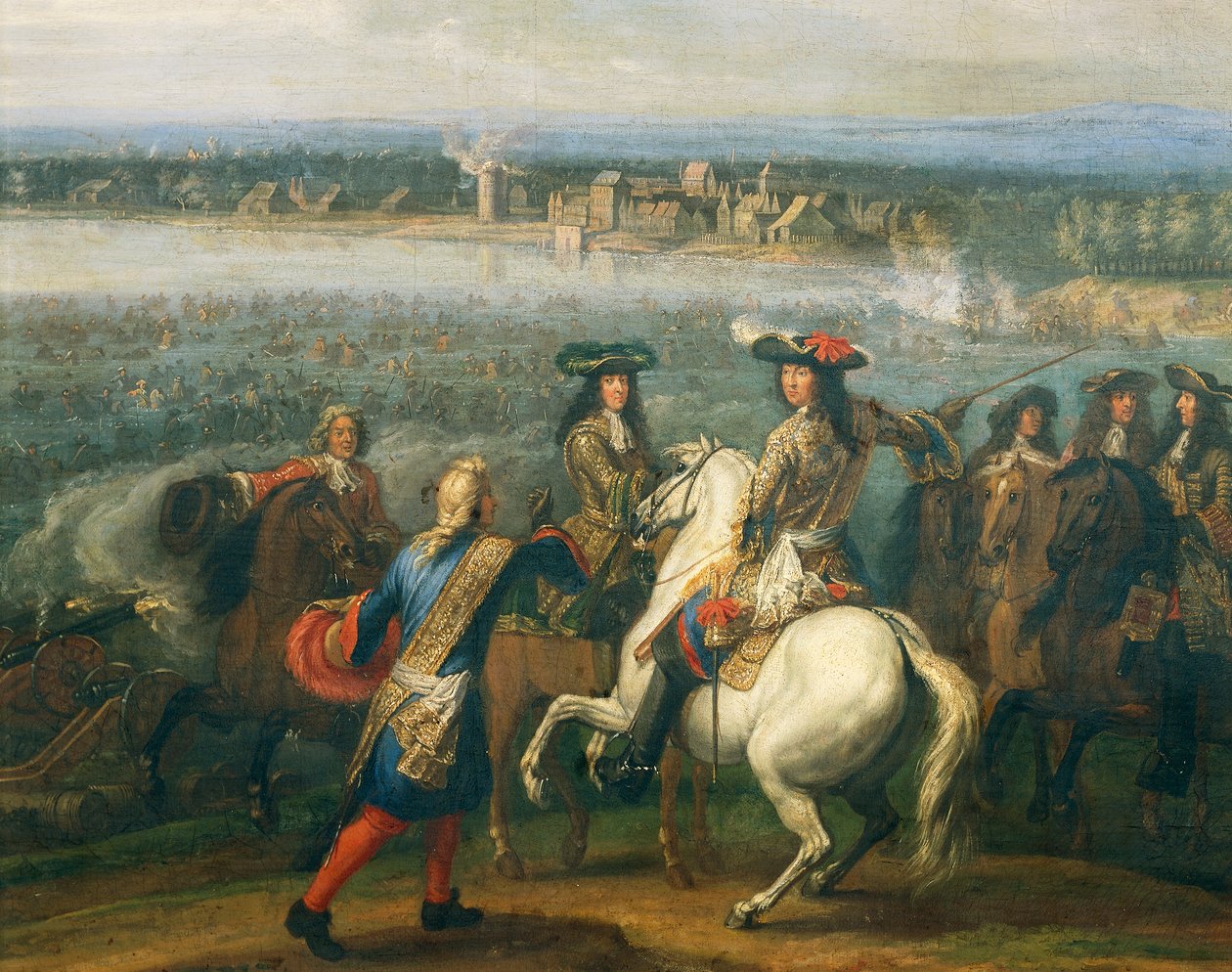 Louis XIV on Horseback (detail) by Adam Frans van der Meulen