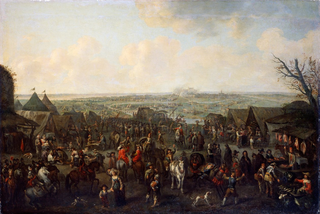 The Siege of a Town, 1660 by Adam Frans van der Meulen