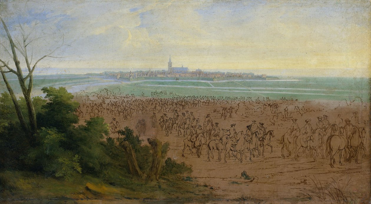 The Troops of Louis XIV Before Naarden by Adam Frans van der Meulen