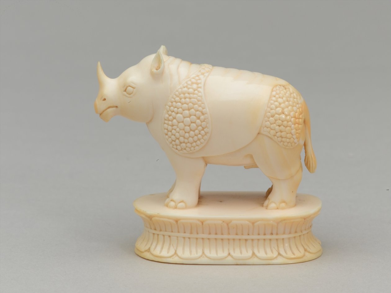 White Bishop, Chess Piece, India, Circa 1820 by Adam Frans van der Meulen
