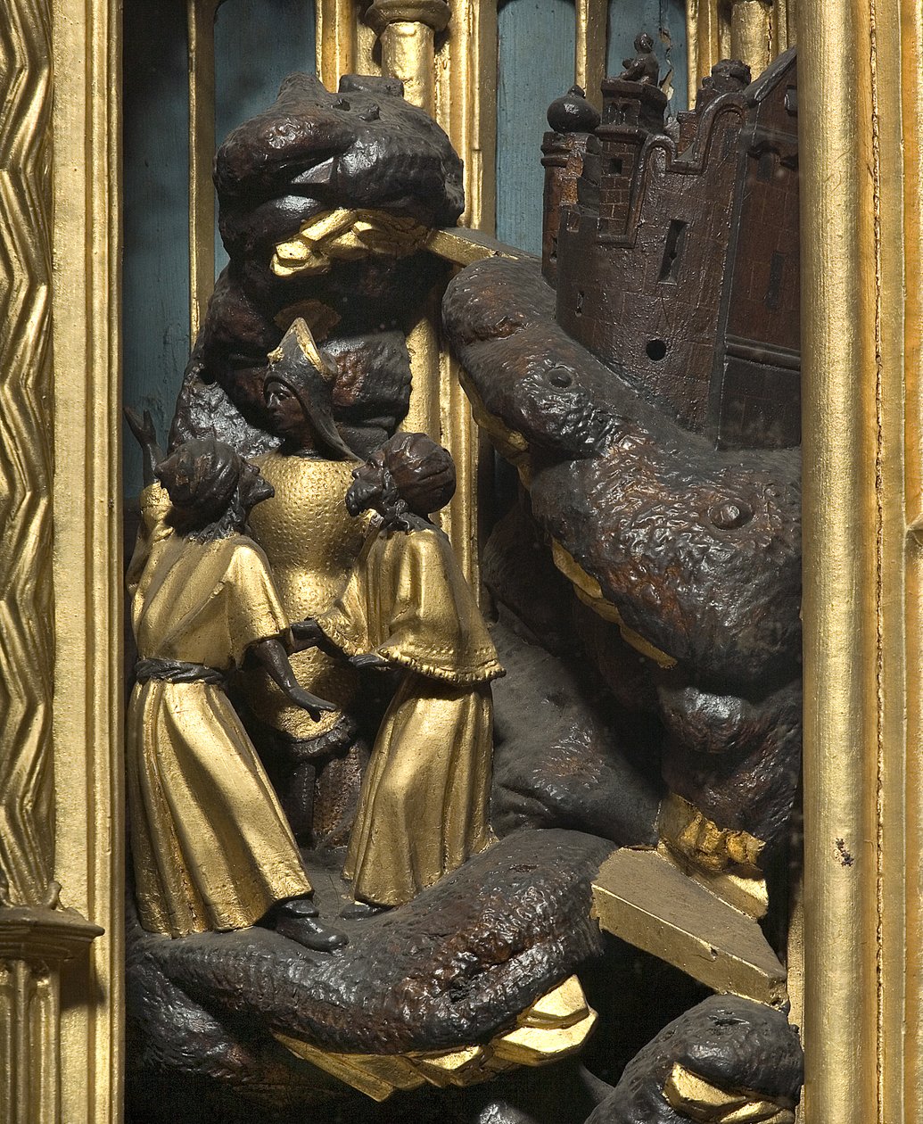 Adoration of the Magi (detail) by Adam Kraft