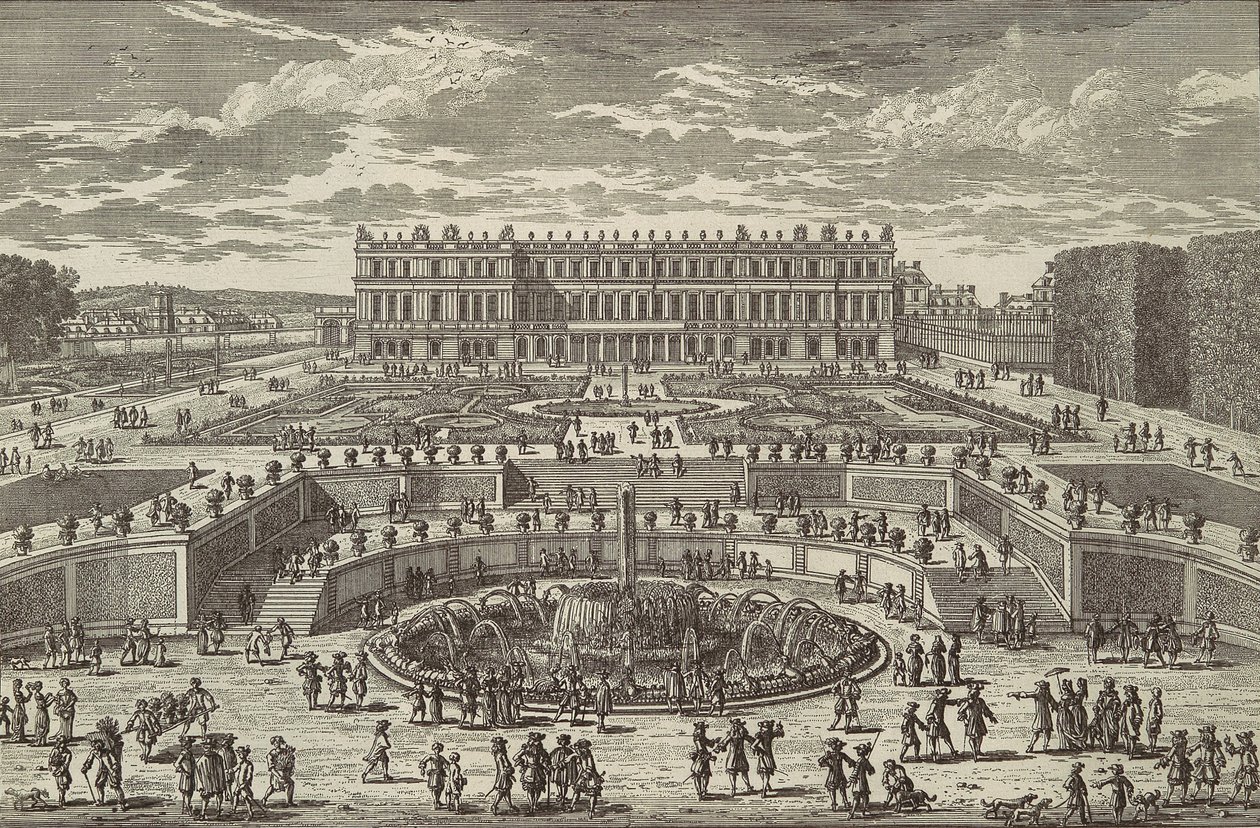 View of Versailles, Garden Facade by Adam Perelle