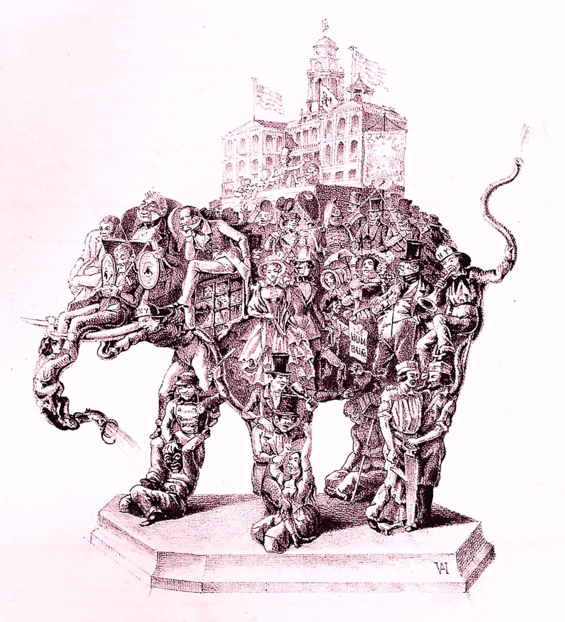 The American Museum, 1851 by Adam Weingartner