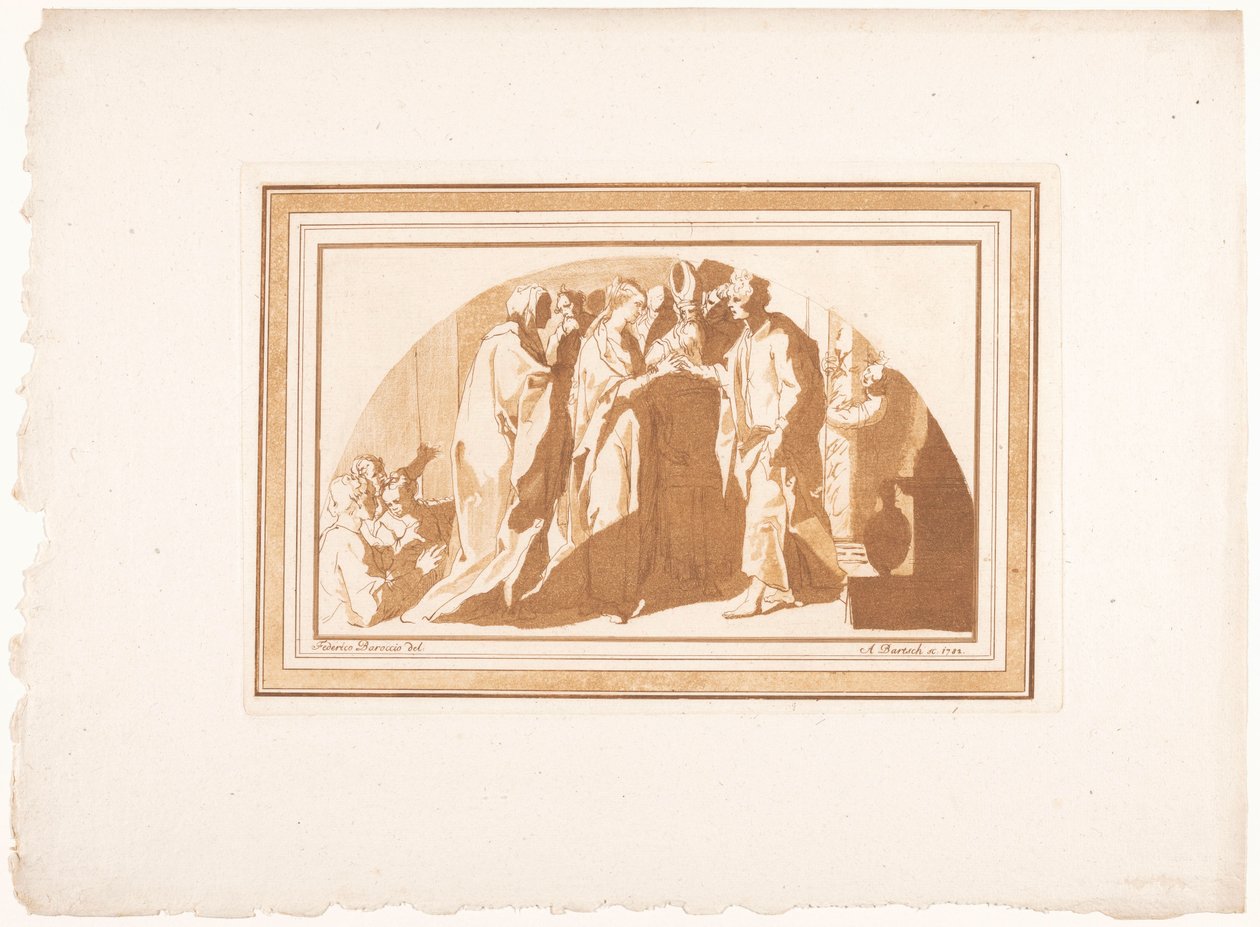 Marriage of Mary and Joseph by Adam von Bartsch