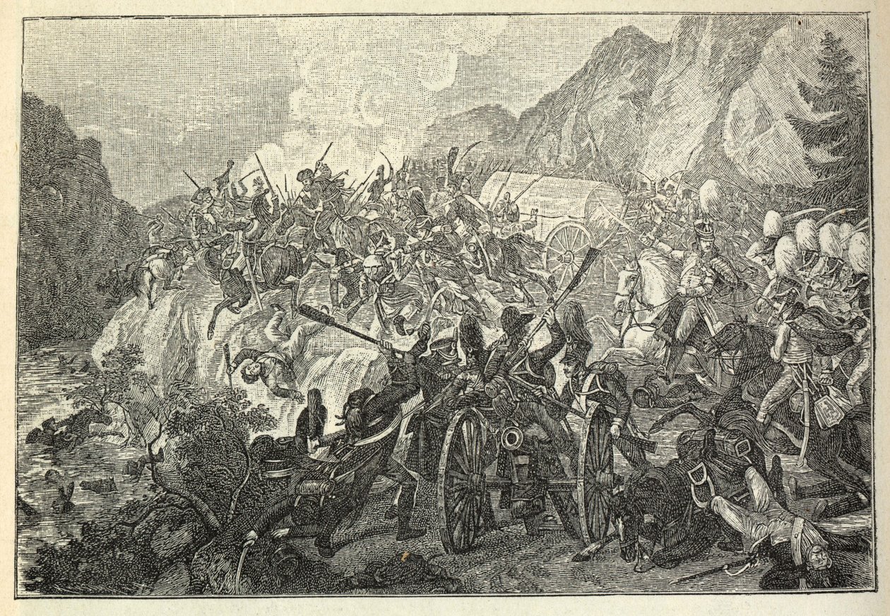 The Battle of the Katzbach on 26 August 1813 by Adam von Bartsch
