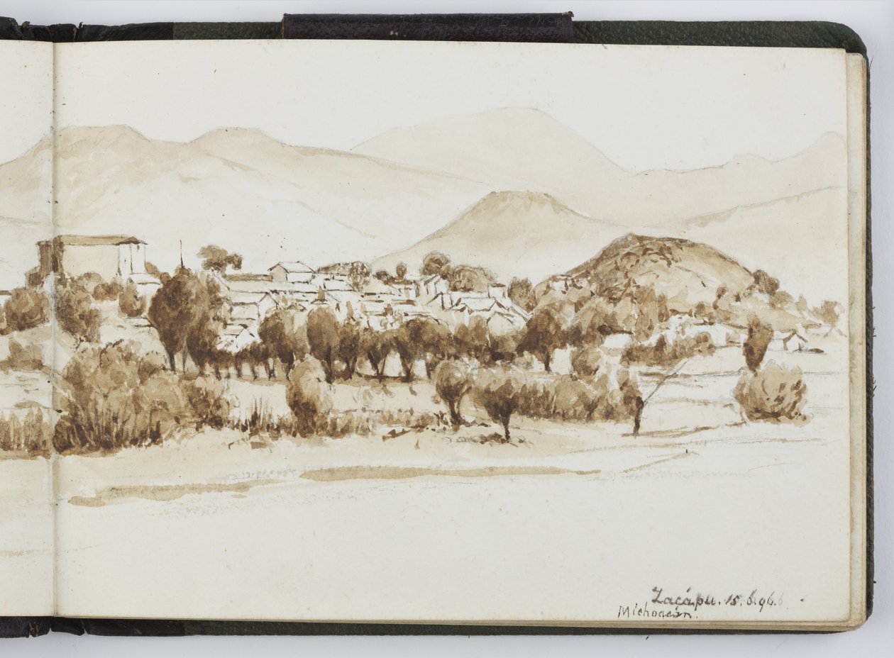 Sketchbook of watercolours, Drawings and Notes, Mexico, 1896-1898 by Adela Breton
